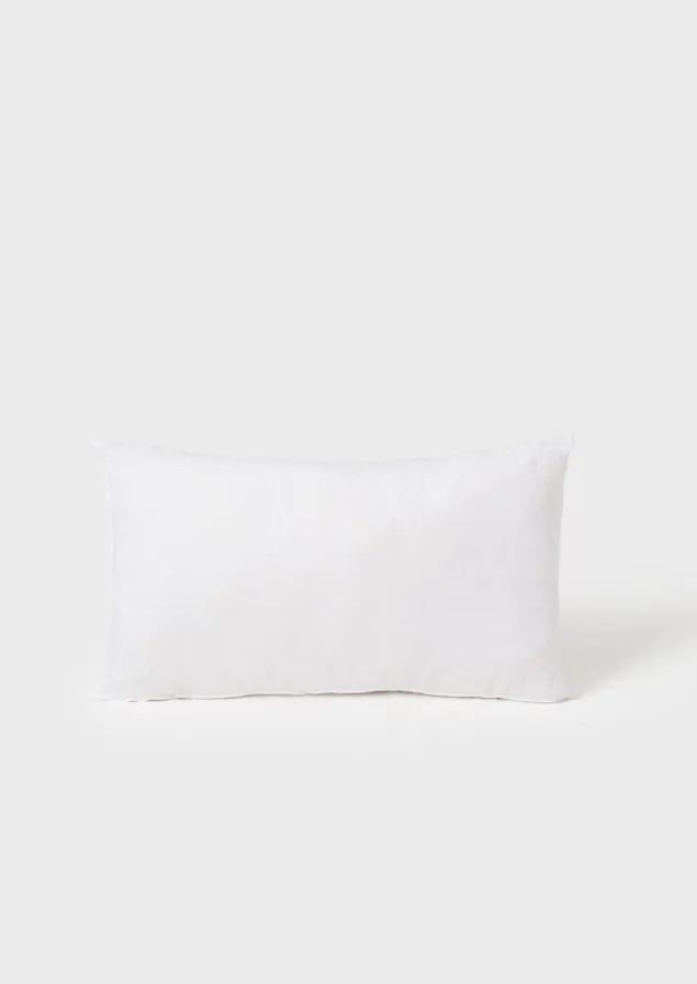 Textiles | Cushions & Covers-TOAST Small Rectangle Wool Cushion Pad White