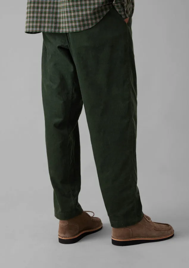 soft_organic_cord_drawstring_trousers_6-1.webp Cord | Trousers-TOAST Soft Organic Cord Drawstring Trousers DarkMineralGreen