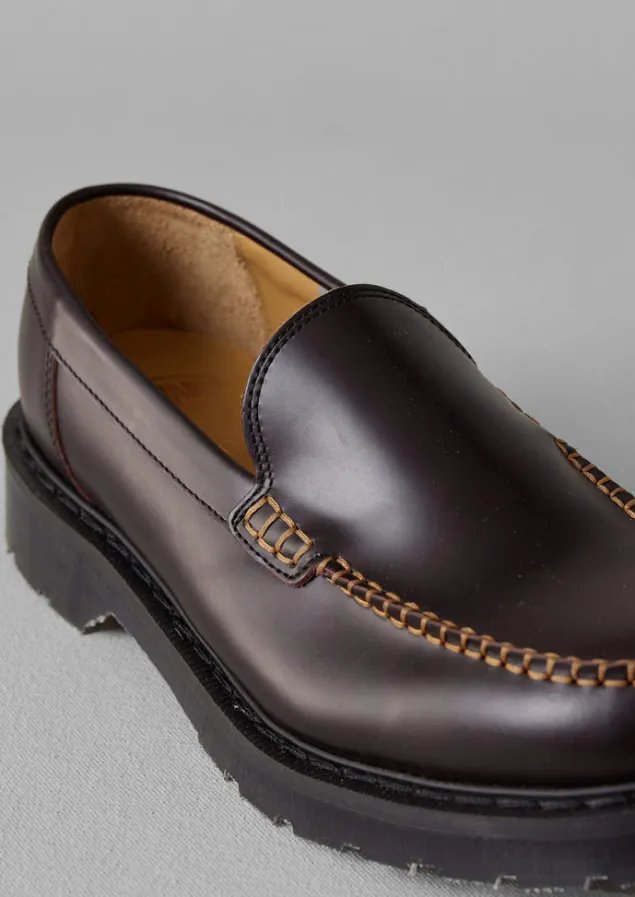 solovair_leather_loafers_2.webp Shoes-TOAST Solovair Leather Loafers Cordovan