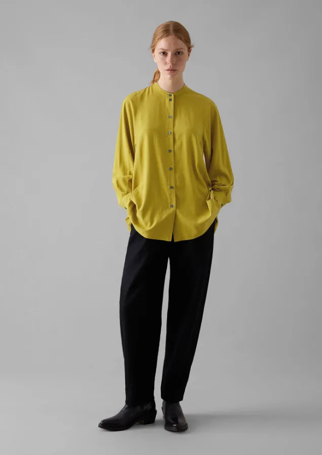 Shirts | Tops & Tees-TOAST Spun Silk Shirt GoldenOlive