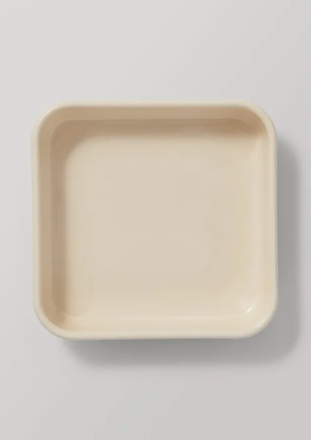 square_enamel_oven_dish_1.webp Outdoor-TOAST Square Enamel Oven Dish Cumin/Cream