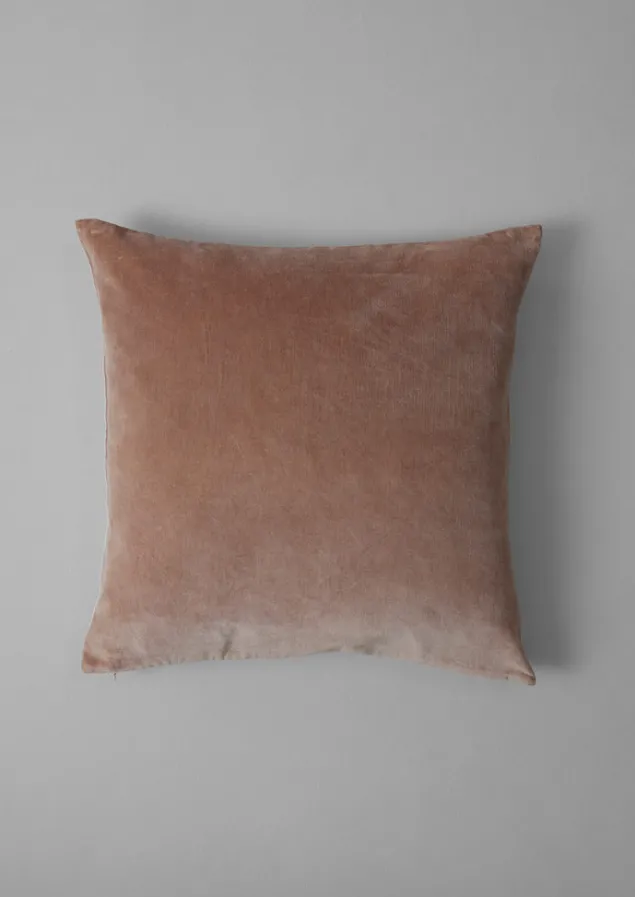 Textiles | Cushions & Covers-TOAST Square Velvet Cushion Cover Hellebore/Natural