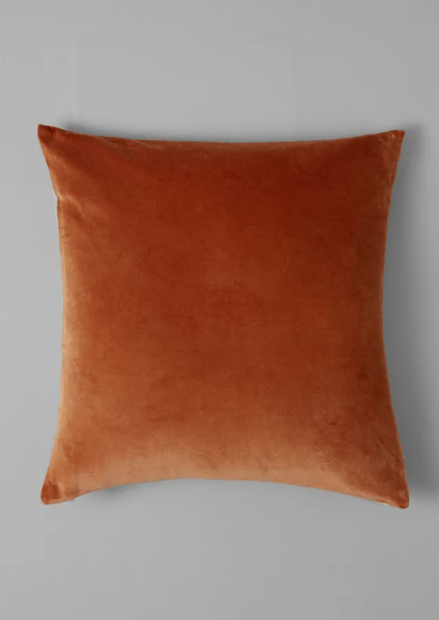Textiles | Cushions & Covers-TOAST Square Velvet Cushion Cover SoftGinger/Natural