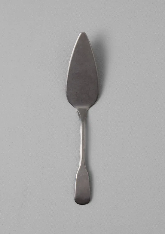 Kitchen | Tableware-TOAST Stonewashed Cake Knife Silver