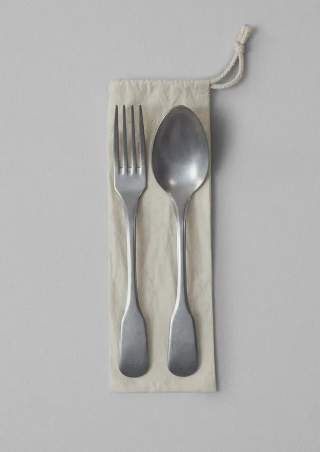 Kitchen | Tableware-TOAST Stonewashed Serving Set Silver