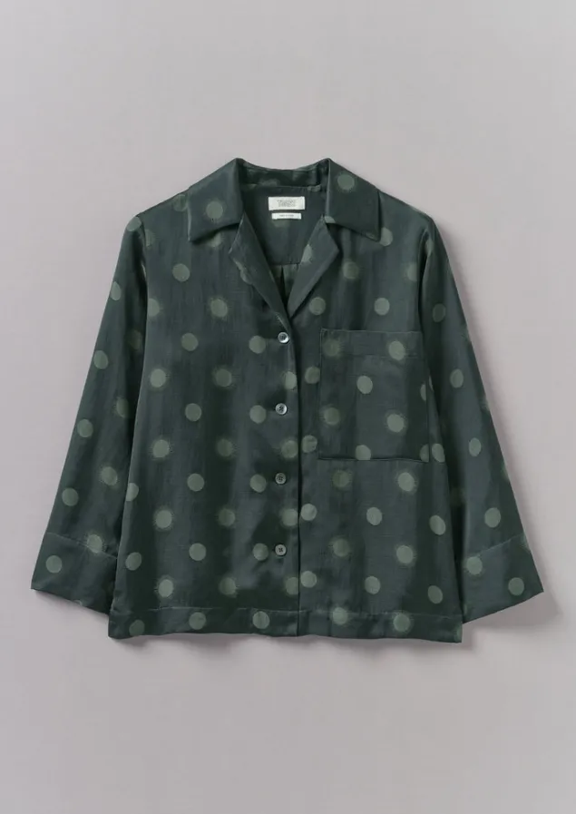 sun_and_moon_jacquard_shirt_4.webp Shirts | Tops & Tees-TOAST Sun and Moon Jacquard Shirt Oil