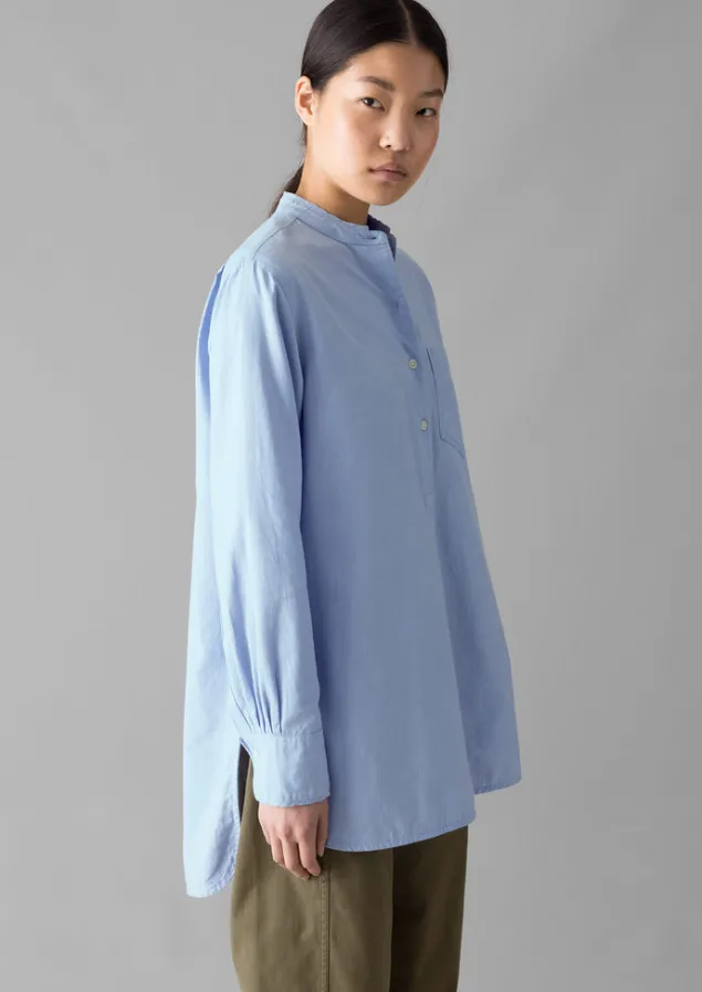 taro_cotton_oxford_long_shirt_12.webp Workwear | Shirts-TOAST Taro Cotton Oxford Long Shirt Chambray