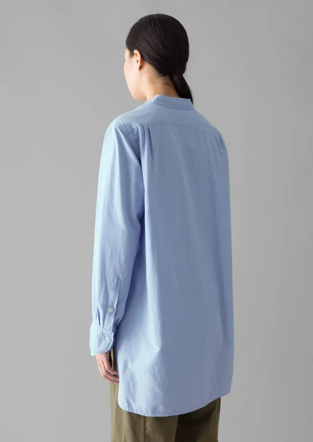 taro_cotton_oxford_long_shirt_3.webp Workwear | Shirts-TOAST Taro Cotton Oxford Long Shirt Chambray