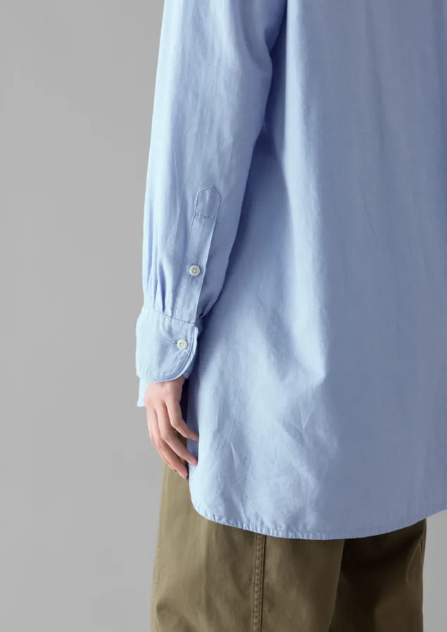 taro_cotton_oxford_long_shirt_9.webp Workwear | Shirts-TOAST Taro Cotton Oxford Long Shirt Chambray