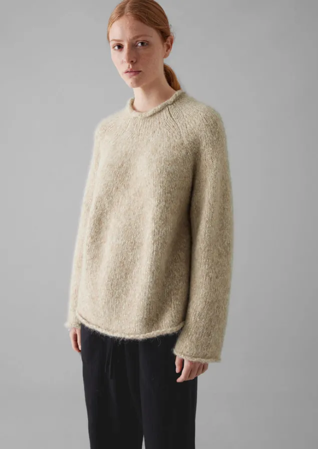 textured_cotton_alpaca_sweater_3.webp Jersey | Loungewear-TOAST Textured Cotton Alpaca Sweater Moonstone
