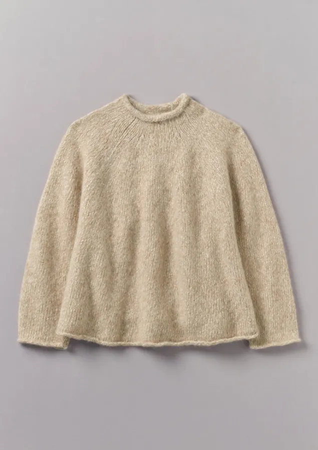 textured_cotton_alpaca_sweater_7.webp Jersey | Loungewear-TOAST Textured Cotton Alpaca Sweater Moonstone