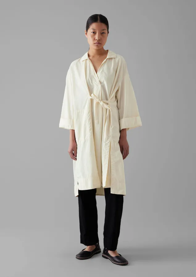 textured_cotton_poplin_wrap_shirt_8.webp Tops & Tees-TOAST Textured Cotton Poplin Wrap Shirt Ecru