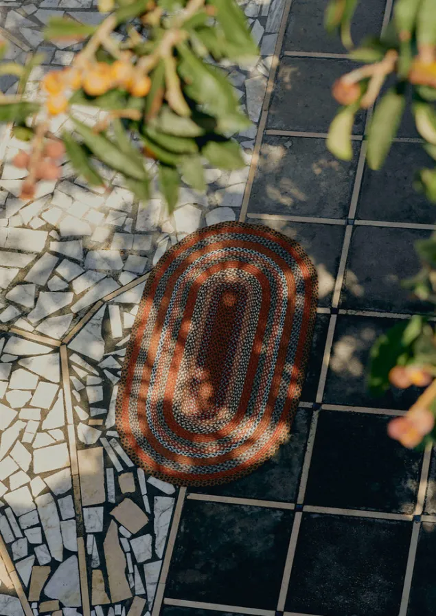 Textiles | Rugs-TOAST The Braided Rug Company Organic Jute Rug GingerMulti