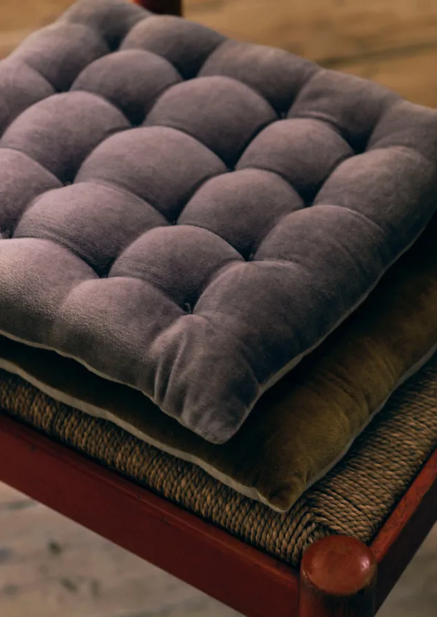 Textiles | Cushions & Covers-TOAST Velvet Chair Cushion SoftMulberry