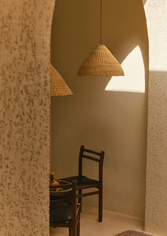 Lighting-TOAST Veta Vera Bell Pendant Shade Natural