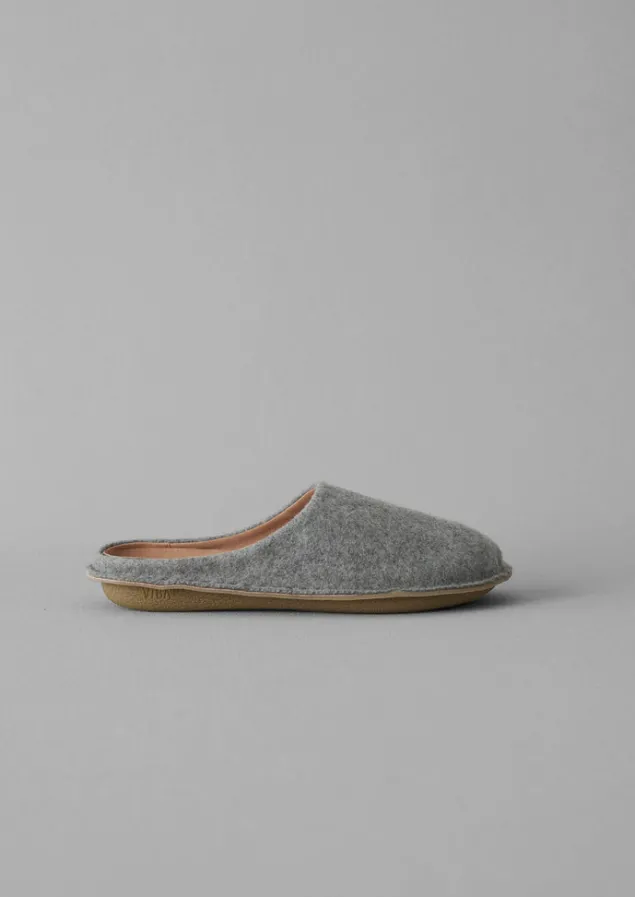 viba_roma_felt_slippers_2.webp Slippers | Nightwear-TOAST Viba Roma Felt Slippers Grey