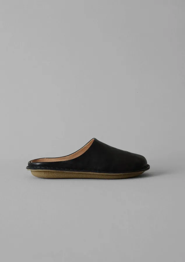 vibae_roma_leather_mules_5.webp Shoes | Slippers-TOAST Vibae Roma Leather Mules Black