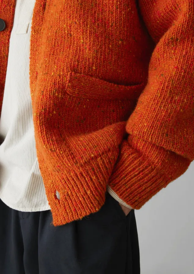 vneck_donegal_wool_cardigan_3.webp Knitwear-TOAST V-Neck Donegal Wool Cardigan WildCarrot