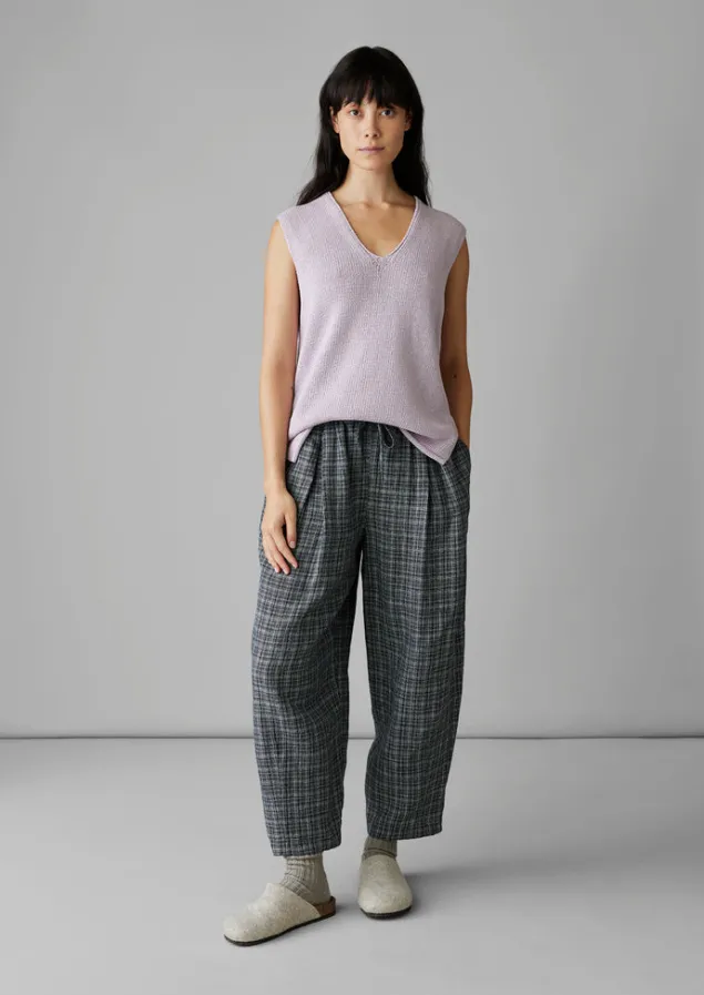 vneck_linen_cotton_knitted_tank_17.webp Linen | Loungewear-TOAST V-Neck Linen Cotton Knitted Tank WoodLilac