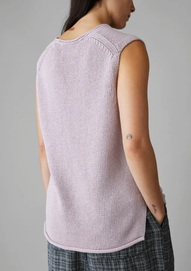 vneck_linen_cotton_knitted_tank_18.webp Linen | Loungewear-TOAST V-Neck Linen Cotton Knitted Tank WoodLilac