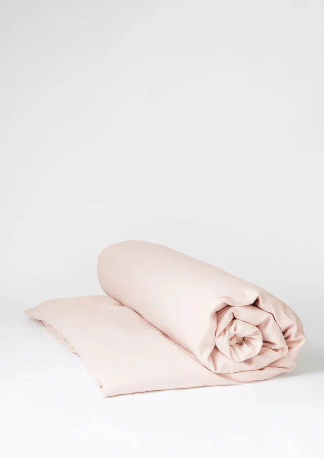 Textiles | Bed Linen-TOAST Washed Linen Cotton Duvet Cover DustyPink