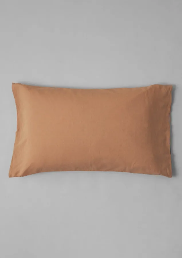 Textiles | Bed Linen-TOAST Washed Linen Cotton Housewife Pillowcase Set Bracken