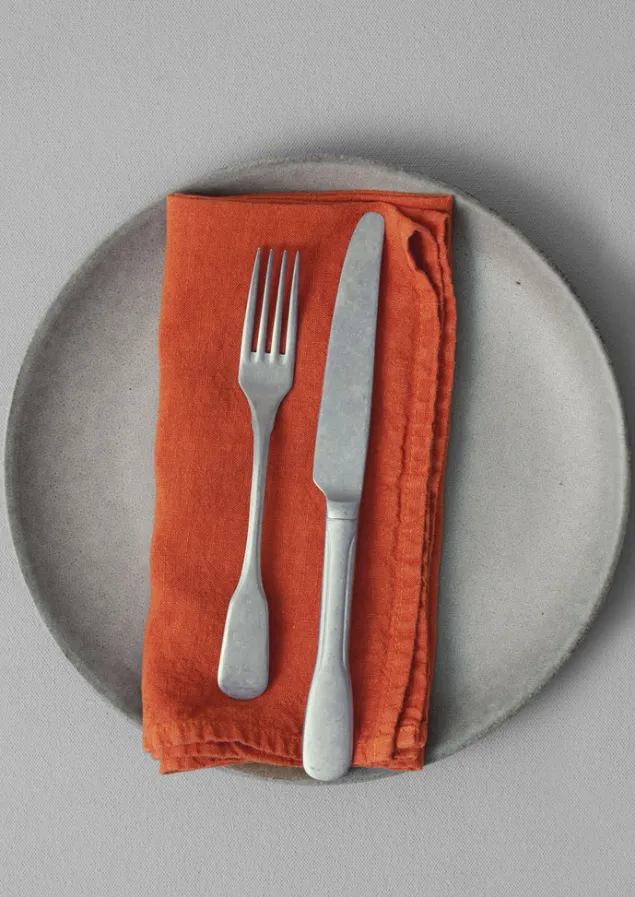 washed_linen_napkin_3-13.webp Textiles | Tableware-TOAST Washed Linen Napkin Firecracker