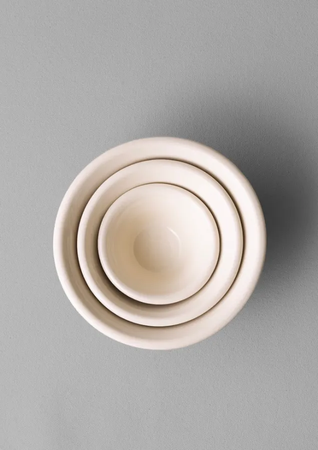 Kitchen | Tableware-TOAST Willow Pottery Nesting Bowls Terracotta/Ecru