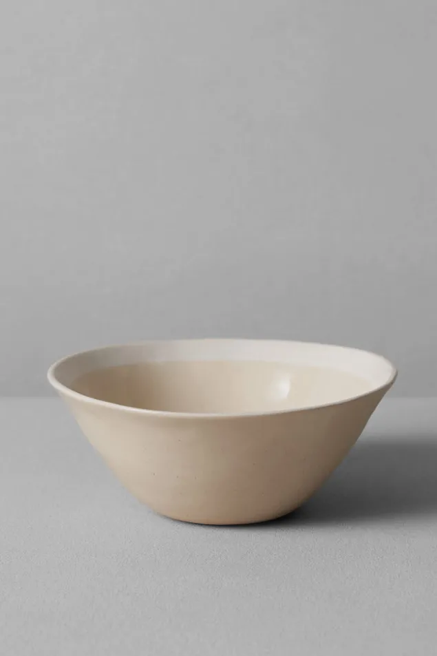 wonki_ware_white_wash_pasta_bowl_5.webp Ceramics | Tableware-TOAST Wonki Ware White Wash Pasta Bowl Natural/White