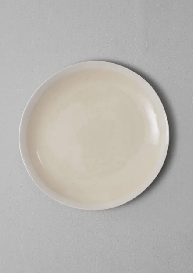 Ceramics | Tableware-TOAST Wonki Ware White Wash Side Plate Natural/White