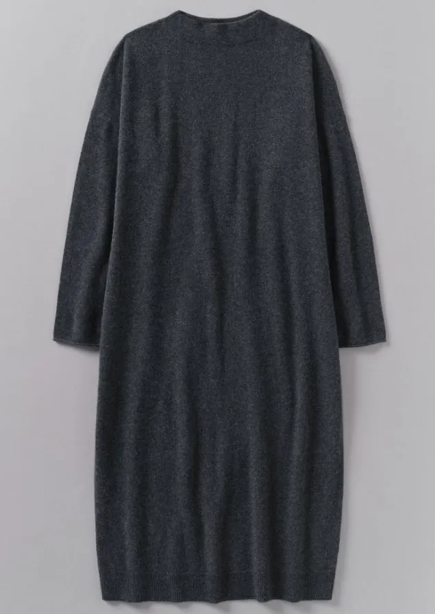 Cashmere | Loungewear-TOAST Wool Cashmere Jumper Dress CharcoalMelange
