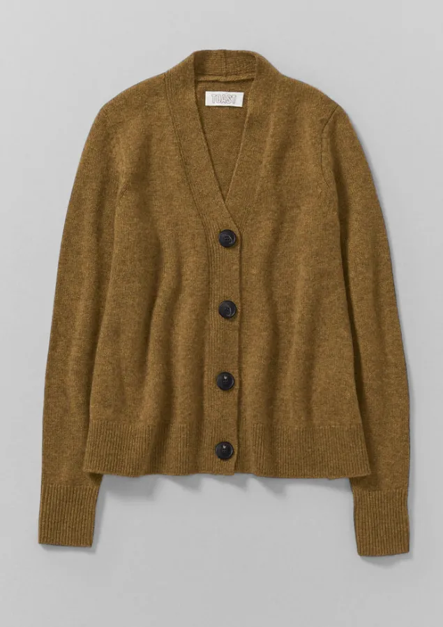 wool_cashmere_swingy_cardigan_1.webp Cashmere | Knitwear-TOAST Wool Cashmere Swingy Cardigan Mustard
