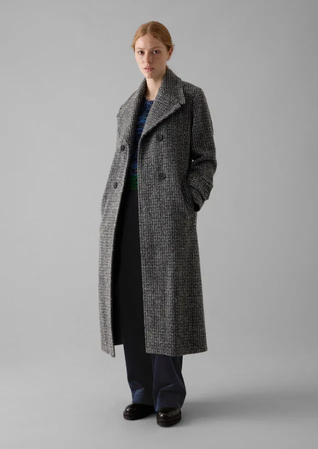 wool_herringbone_belted_coat_8.webp Coats & Jackets-TOAST Wool Herringbone Belted Coat GreyMelange